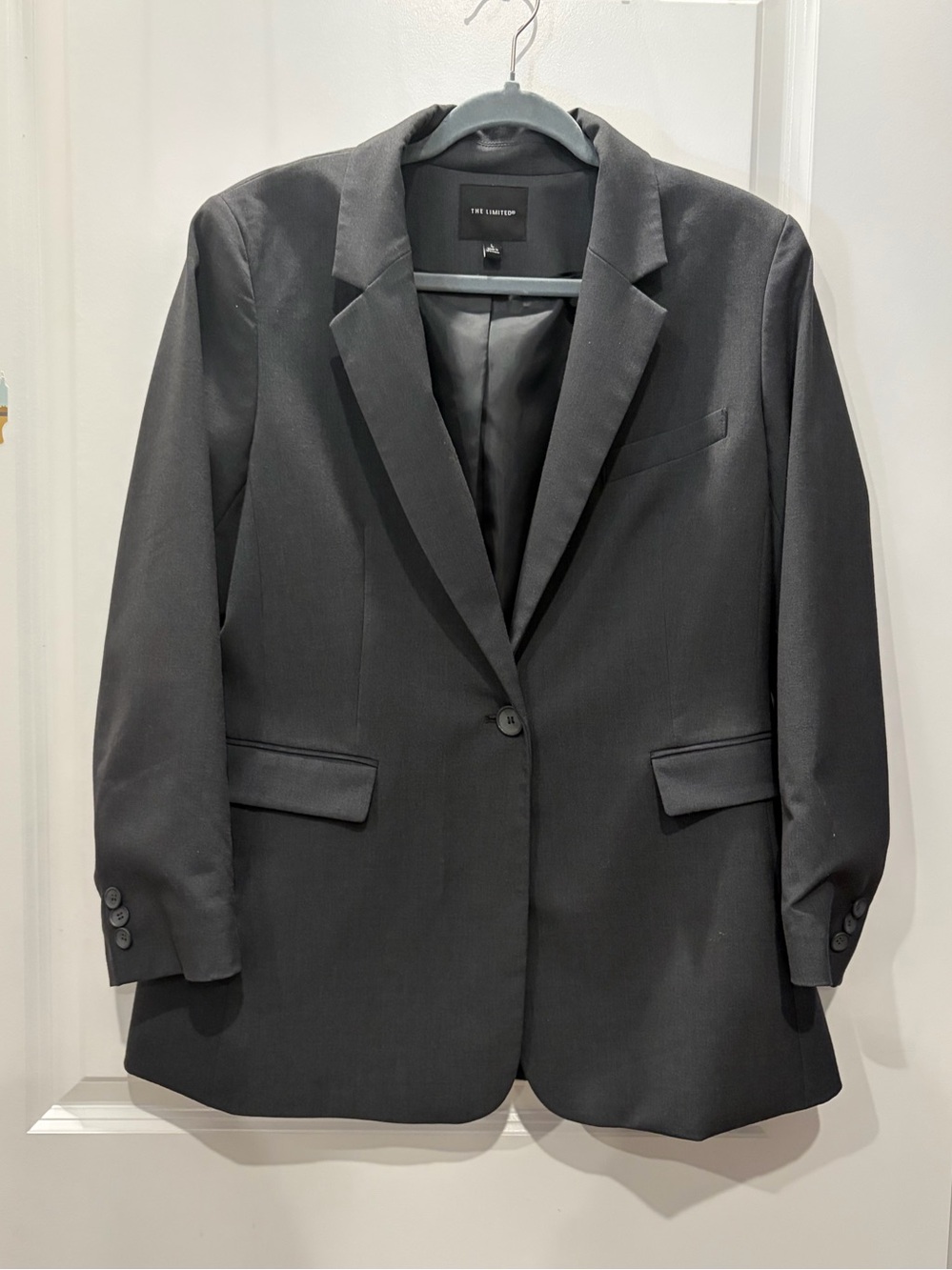 The Limited Dark Gray Tailored Blazer